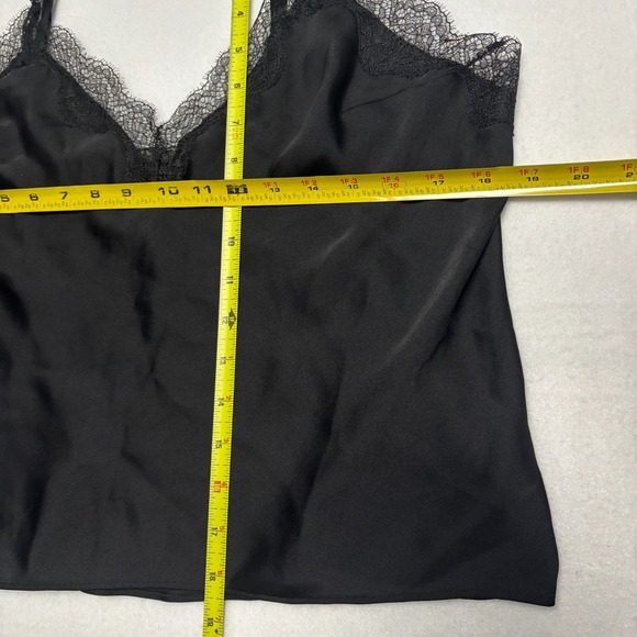 Victoria's Secret Black Lace Trim Cami Pajama Set Shorts Large - Picture 5 of 8